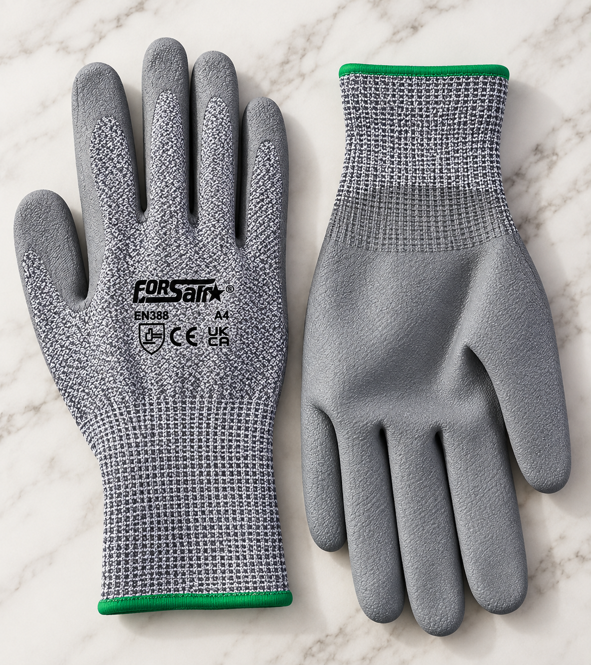 Cut-Resistant Work Glove with a Polyurethane (PU) Coating