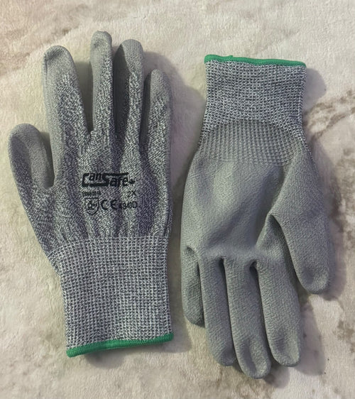 Cut-Resistant Work Glove with a Polyurethane (PU) Coating