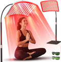 Sunkenet Red Light Therapy for Body and Face, Infrared Red Light Therapy Lamp with Stable Stand, 660nm and 850nm Infrared Pannel