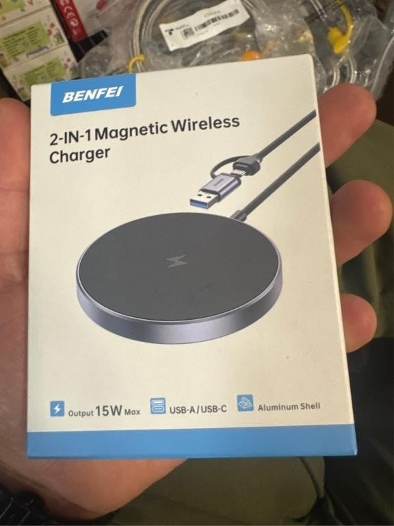 BENFEI Magnetic Wireless Charger 15w Compatile with MagSafe Charger/iPhone 16/16 Pro/16 Plus/16 Pro Max/iPhone 15 Pro Max Plus/iPhone 14 13 12 Series, Wireless Mag Safe Charging Pad, Mag Charger